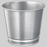 BINTJE Plant pot, galvanised 9 cm